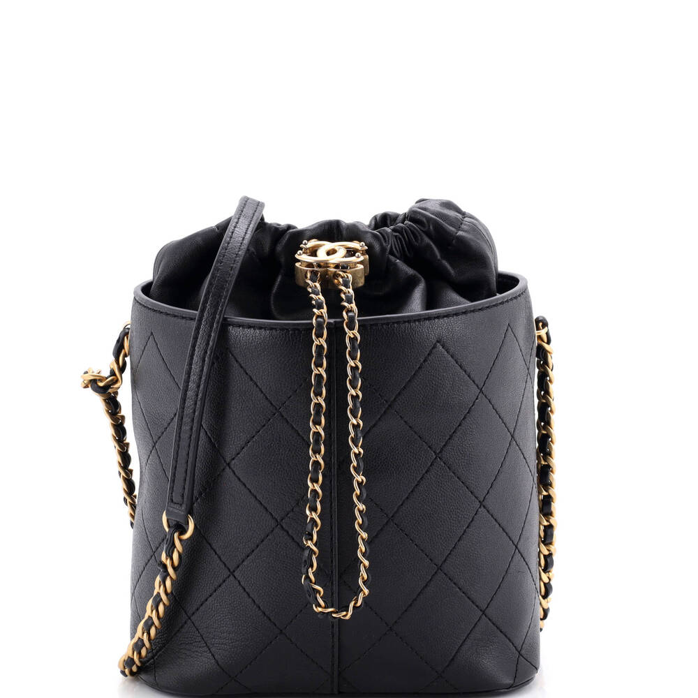 Chanel Cc Drawstring Bucket Crossbody #262208C41B